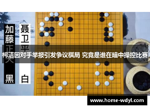 柯洁因对手举报引发争议棋局 究竟是谁在暗中操控比赛